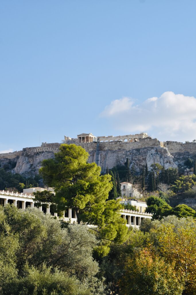 Athen mit Blick auf die Akropolis