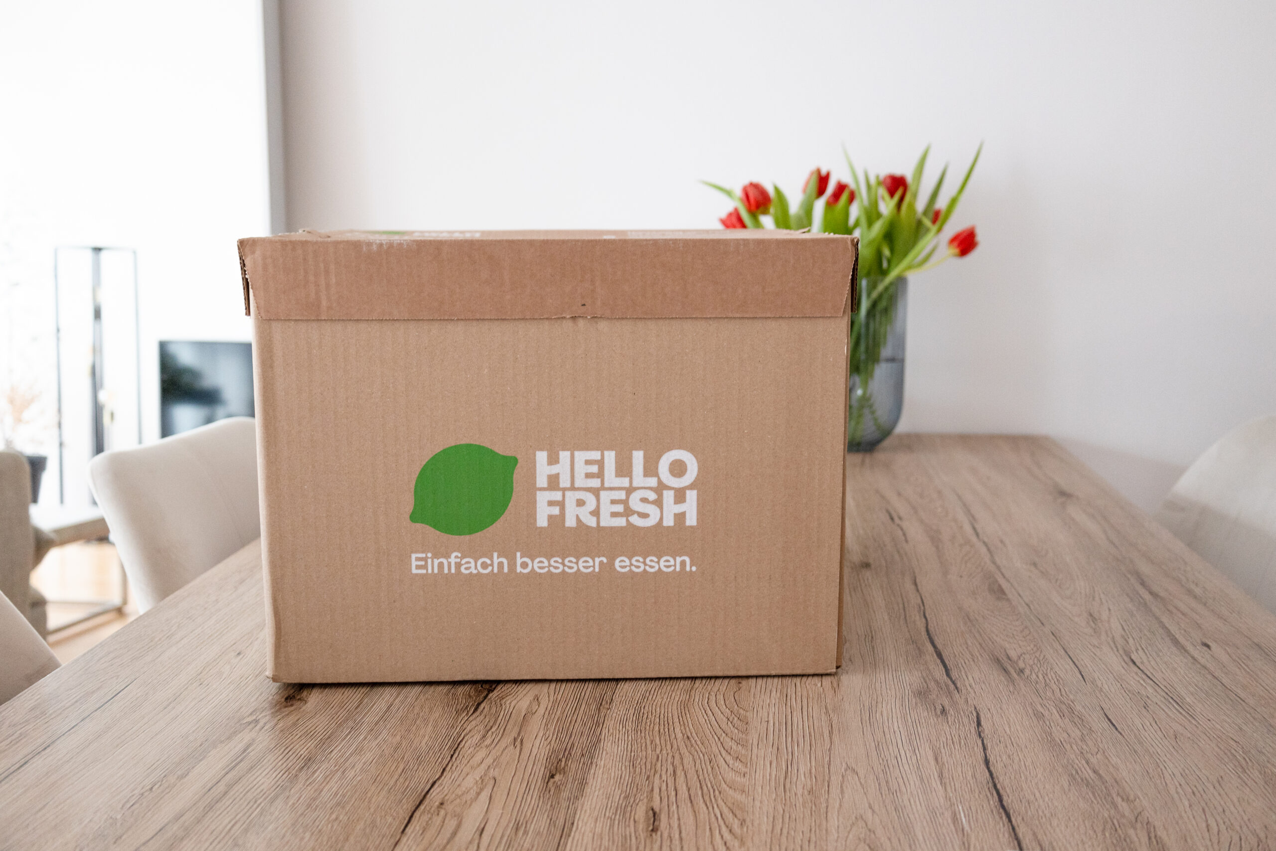 Die gelieferten Kochboxen von HelloFresh