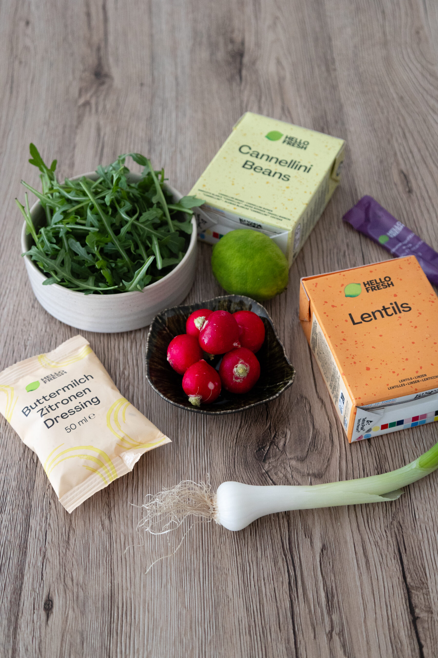 Zutaten einer HelloFresh Box