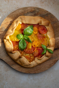 Galette mit Paradeiser-Raritäten
