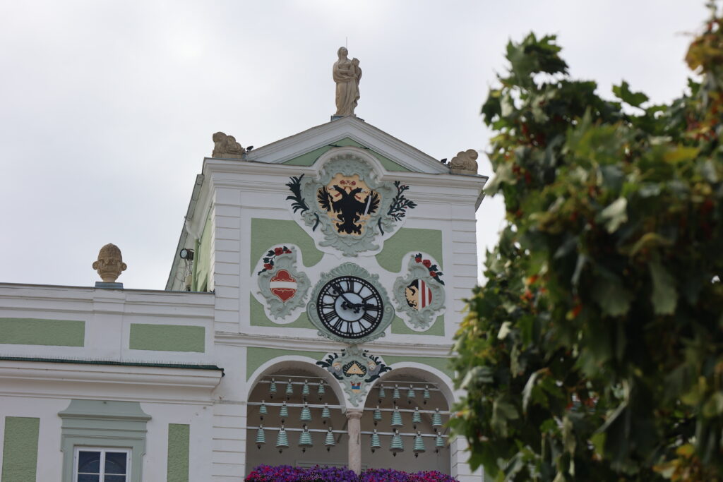 Der Rathausplatz in Gmunden
